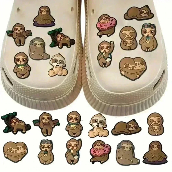 Cute Sloth Jibbitz Set - Picture 1 of 2
